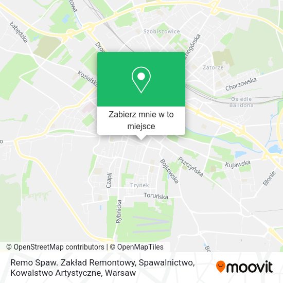 Mapa Remo Spaw. Zakład Remontowy, Spawalnictwo, Kowalstwo Artystyczne