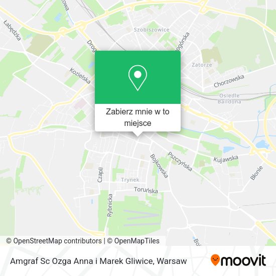 Mapa Amgraf Sc Ozga Anna i Marek Gliwice