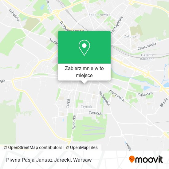 Mapa Piwna Pasja Janusz Jarecki