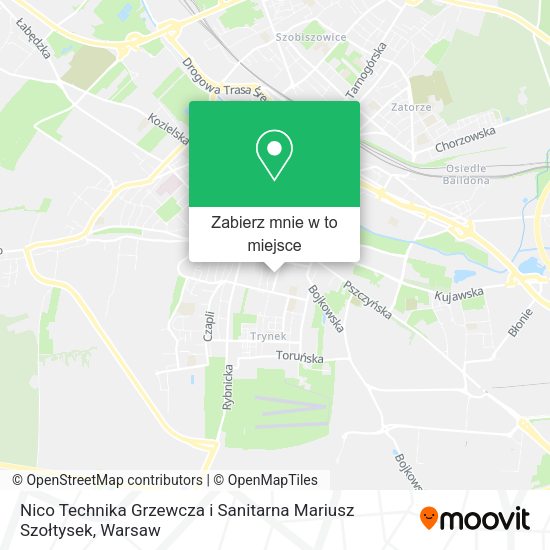 Mapa Nico Technika Grzewcza i Sanitarna Mariusz Szołtysek