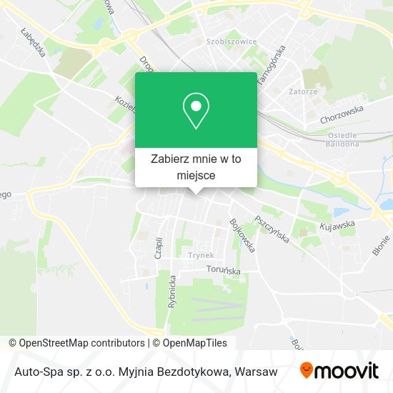 Mapa Auto-Spa sp. z o.o. Myjnia Bezdotykowa