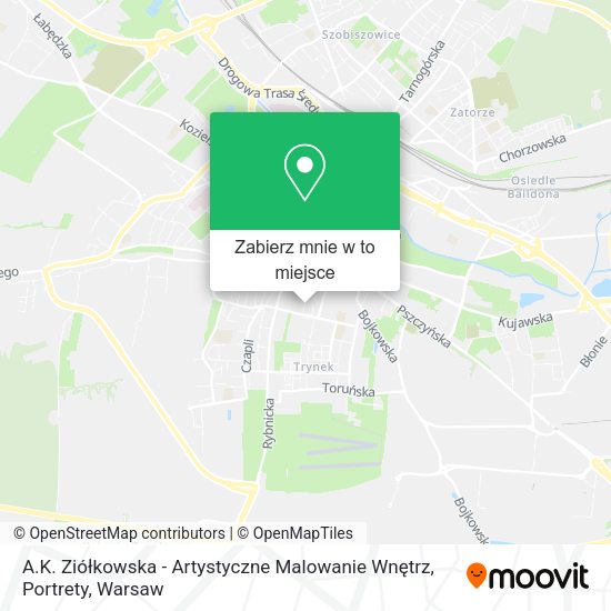 Mapa A.K. Ziółkowska - Artystyczne Malowanie Wnętrz, Portrety