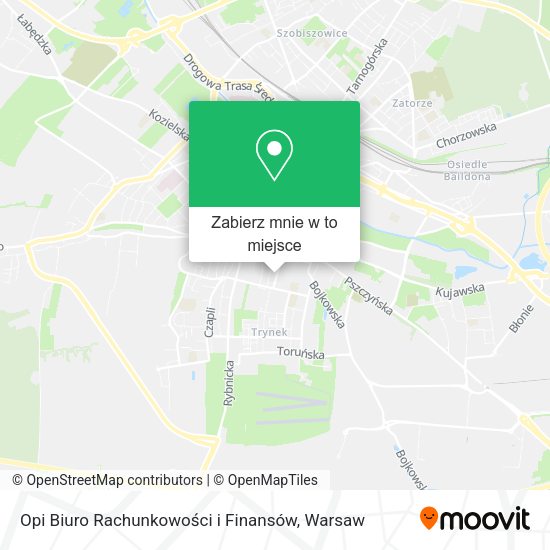 Mapa Opi Biuro Rachunkowości i Finansów