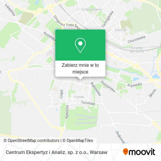 Mapa Centrum Ekspertyz i Analiz. sp. z o.o.