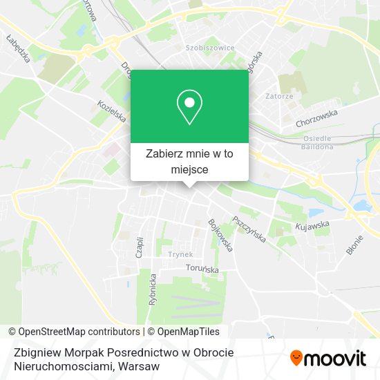 Mapa Zbigniew Morpak Posrednictwo w Obrocie Nieruchomosciami