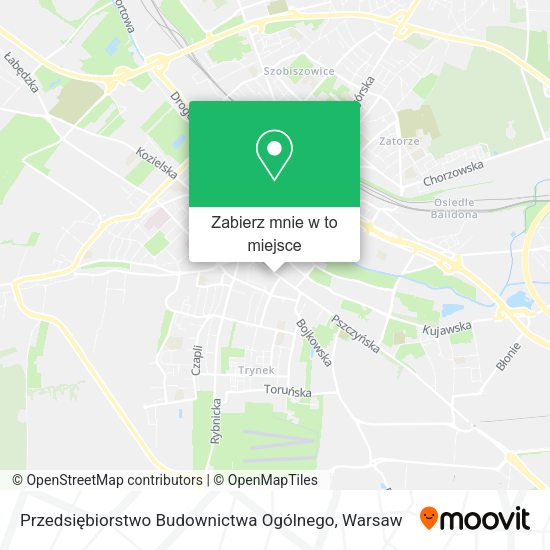 Mapa Przedsiębiorstwo Budownictwa Ogólnego