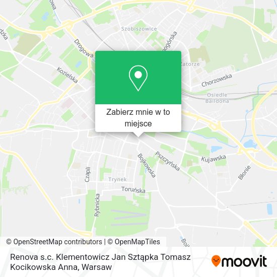 Mapa Renova s.c. Klementowicz Jan Sztąpka Tomasz Kocikowska Anna