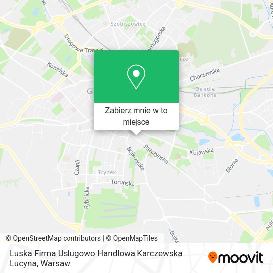 Mapa Luska Firma Uslugowo Handlowa Karczewska Lucyna