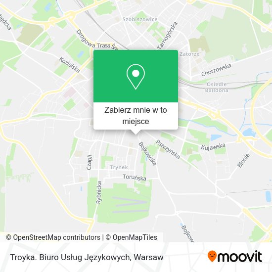 Mapa Troyka. Biuro Usług Językowych