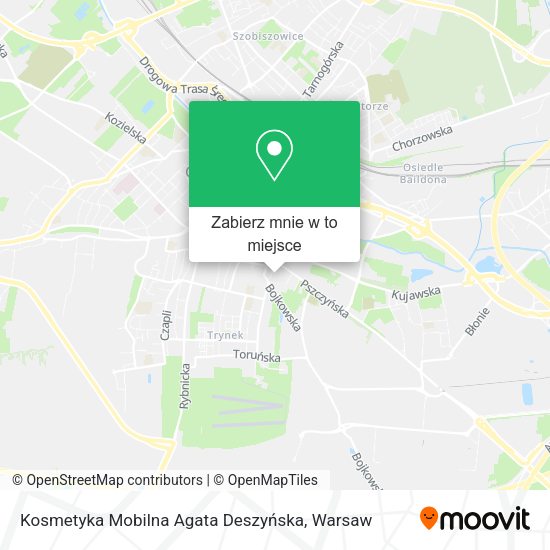 Mapa Kosmetyka Mobilna Agata Deszyńska