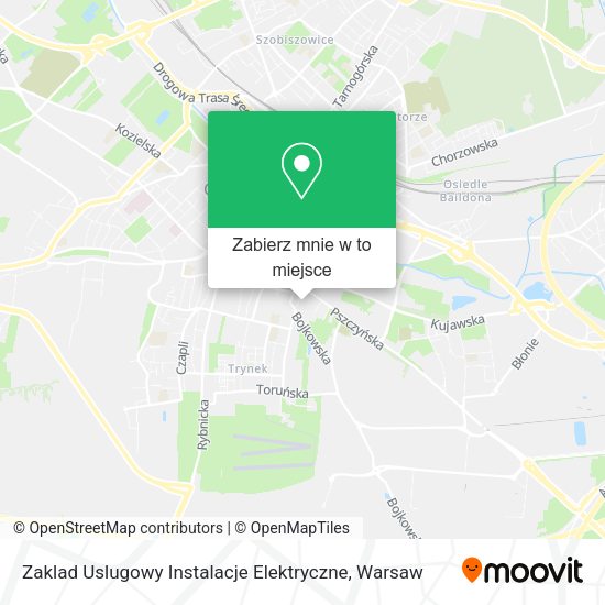 Mapa Zaklad Uslugowy Instalacje Elektryczne