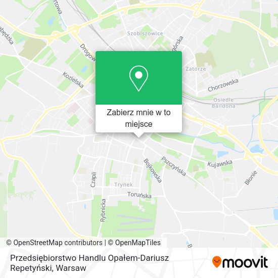 Mapa Przedsiębiorstwo Handlu Opałem-Dariusz Repetyński