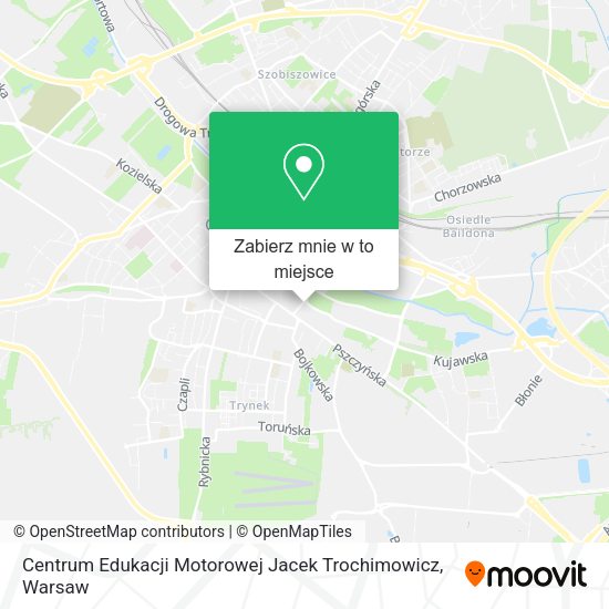 Mapa Centrum Edukacji Motorowej Jacek Trochimowicz