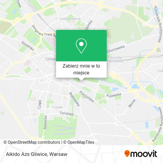 Mapa Aikido Azs Gliwice