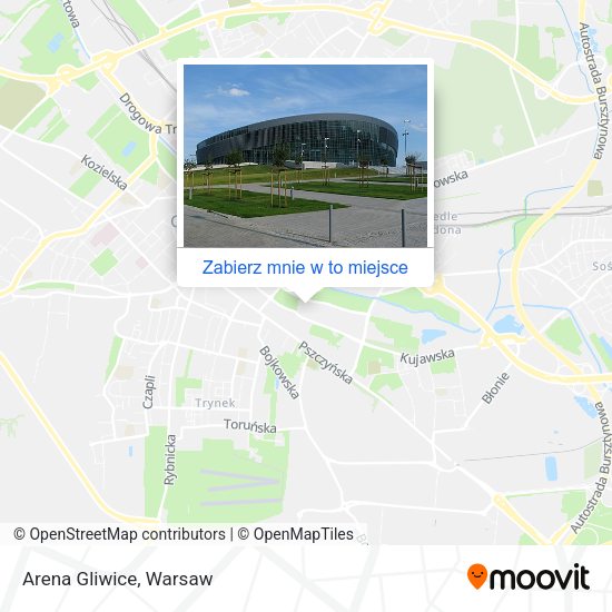 Mapa Arena Gliwice