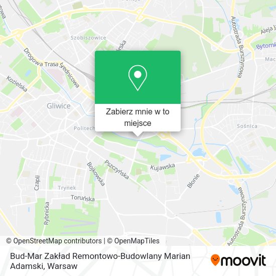 Mapa Bud-Mar Zakład Remontowo-Budowlany Marian Adamski