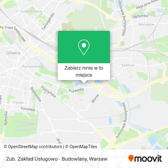 Mapa Zub. Zakład Usługowo - Budowlany
