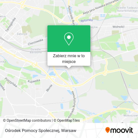 Mapa Ośrodek Pomocy Społecznej