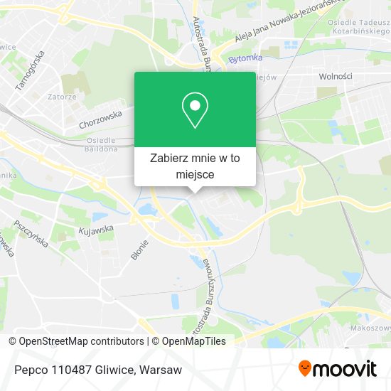 Mapa Pepco 110487 Gliwice