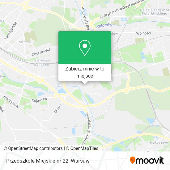 Mapa Przedszkole Miejskie nr 22