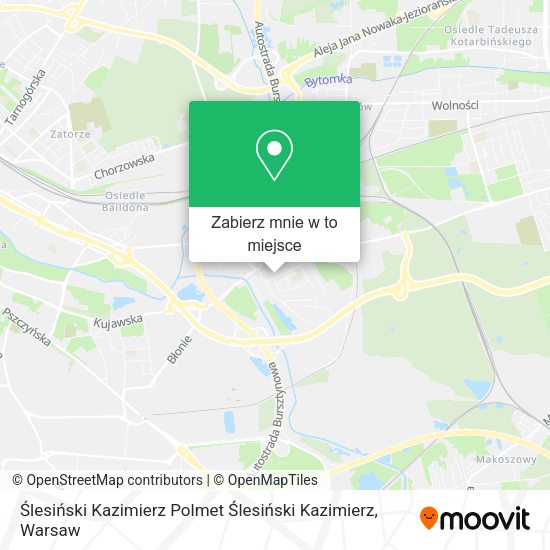 Mapa Ślesiński Kazimierz Polmet Ślesiński Kazimierz