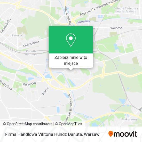 Mapa Firma Handlowa Viktoria Hundz Danuta