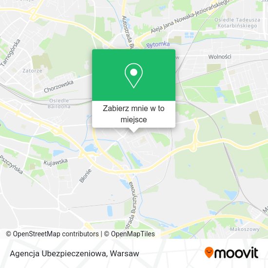 Mapa Agencja Ubezpieczeniowa