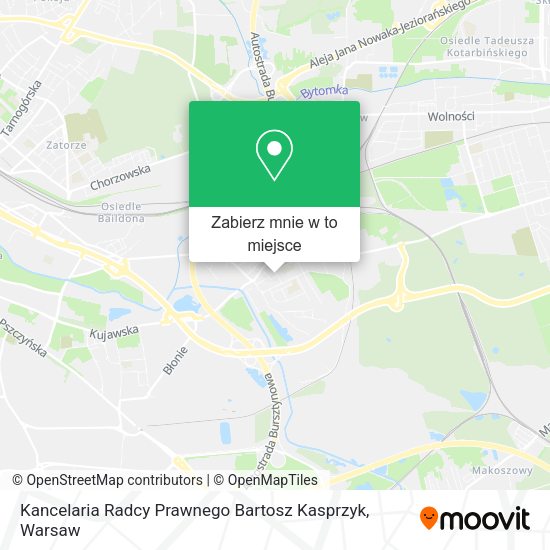 Mapa Kancelaria Radcy Prawnego Bartosz Kasprzyk