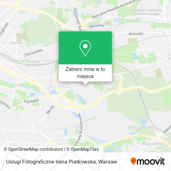 Mapa Uslugi Fotograficzne Irena Piatkowska