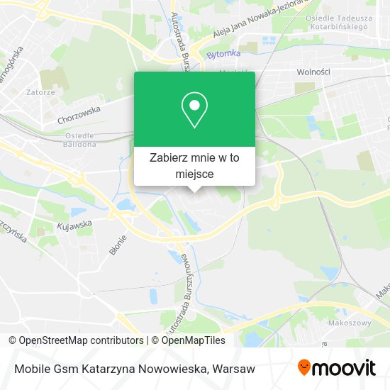 Mapa Mobile Gsm Katarzyna Nowowieska