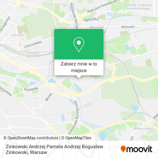 Mapa Zinkowski Andrzej Pamela Andrzej Bogusław Zinkowski