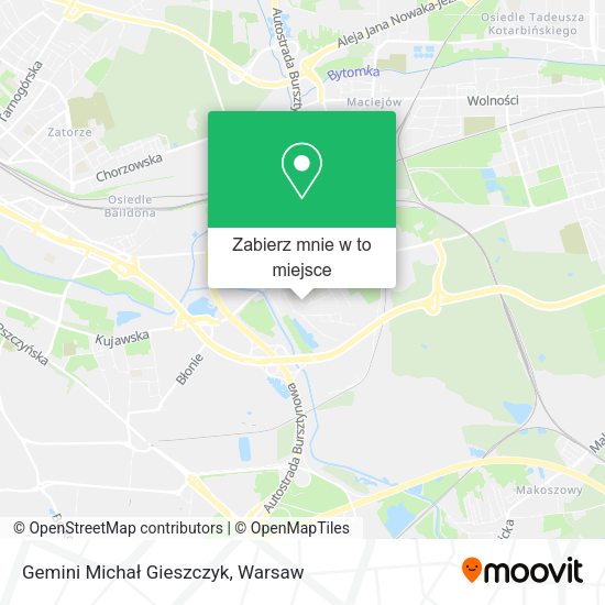 Mapa Gemini Michał Gieszczyk