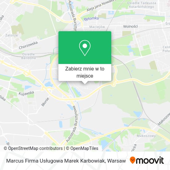 Mapa Marcus Firma Usługowa Marek Karbowiak