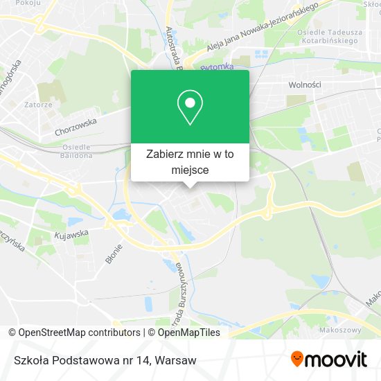 Mapa Szkoła Podstawowa nr 14