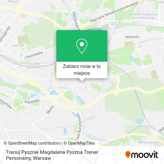 Mapa Trenuj Pysznie Magdalena Pyszna Trener Personalny