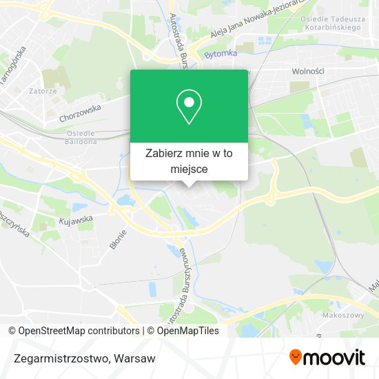 Mapa Zegarmistrzostwo