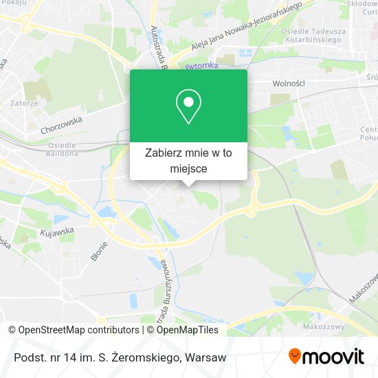 Mapa Podst. nr 14 im. S. Żeromskiego