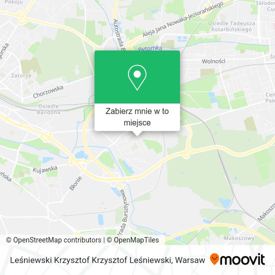 Mapa Leśniewski Krzysztof Krzysztof Leśniewski