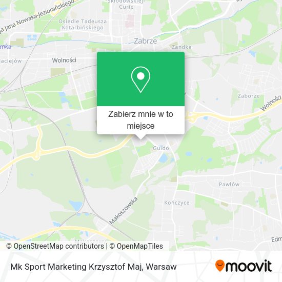 Mapa Mk Sport Marketing Krzysztof Maj