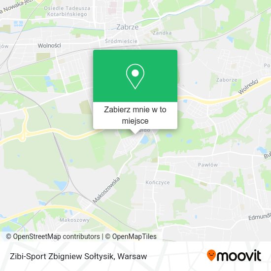 Mapa Zibi-Sport Zbigniew Sołtysik