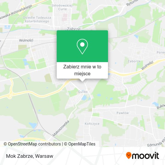 Mapa Mok Zabrze