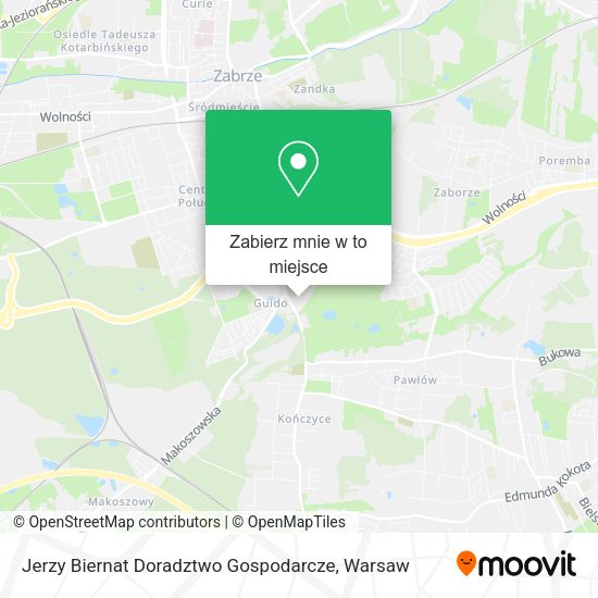 Mapa Jerzy Biernat Doradztwo Gospodarcze