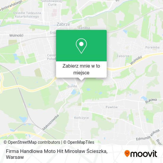 Mapa Firma Handlowa Moto Hit Mirosław Ścieszka