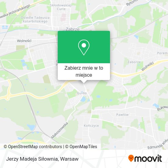 Mapa Jerzy Madeja Siłownia