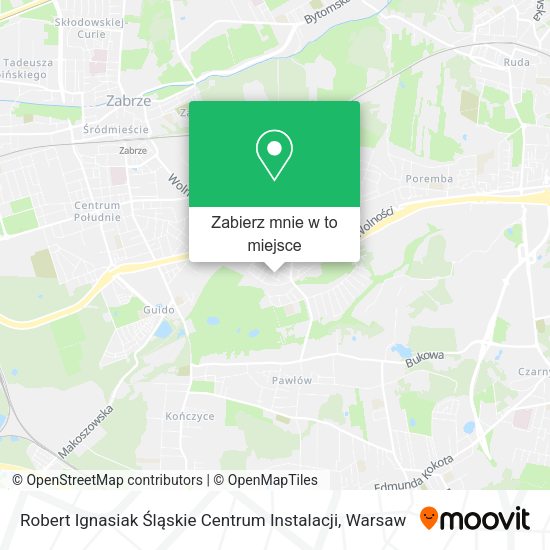 Mapa Robert Ignasiak Śląskie Centrum Instalacji