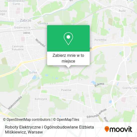 Mapa Roboty Elektryczne i Ogólnobudowlane Elżbieta Miśkiewicz