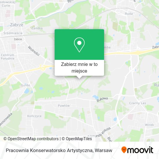 Mapa Pracownia Konserwatorsko Artystyczna