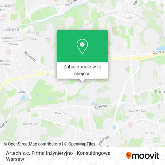 Mapa Artech s.c. Firma Inżynieryjno - Konsultingowa