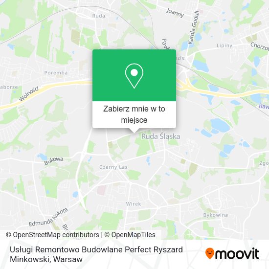 Mapa Usługi Remontowo Budowlane Perfect Ryszard Minkowski