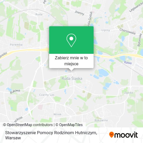 Mapa Stowarzyszenie Pomocy Rodzinom Hutniczym